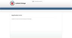 Desktop Screenshot of fr.lasalleinternational.com